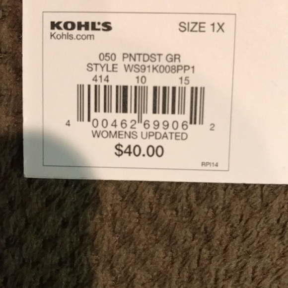 1X Sonoma super soft tunic top. - Picture 5 of 6